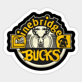 Defunct Pinebridge Bucks Hockey Team Sticker